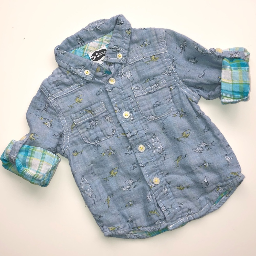 Dr Seuss Long-sleeve button-up Shirt